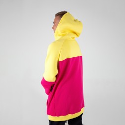 9DRGNS Intro Hoodie yellow/pink