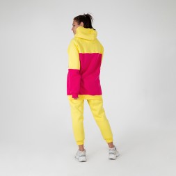 9DRGNS Intro Womens Hoodie yellow/pink