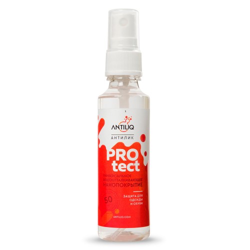 Универсальное водоотталкивающее нанопокрытие Antiliq Protect 50 ml