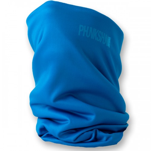 Шарф Phunkshun Single Layer Slim Neck Tube Solid Blue 14/15