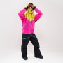 Комбинезон для сноуборда и лыж женский Cool Zone Kite 19/20 желтый/цикломеновый/черный
