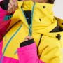 Комбинезон для сноуборда и лыж женский Cool Zone Kite 19/20 желтый/цикломеновый/черный