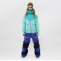 Комбинезон для сноуборда и лыж женский Cool Zone Kite 19/20 мятный/голубой/синий