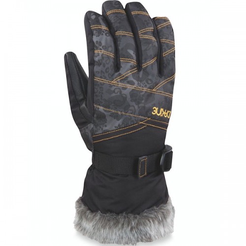 Перчатки женские для сноуборда и лыж Dakine Aspen Glove 13/14, cheetah