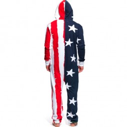 Onepiece Stars and Stripes Jumpsuit Navy/White/Red