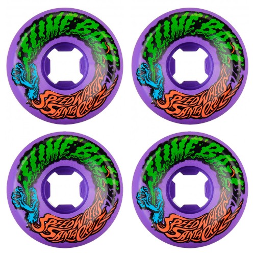 Комплект колес для скейтборда Santa Cruz Slime Balls Vomit Mini Purple 53 mm 97a