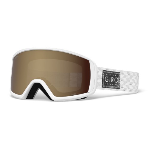Маска для сноуборда и лыж Giro GAZE White/Silver Shimmer/Amber Rose