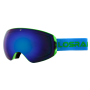 Маска для сноуборда и лыж Los Raketos Astro Green Blue Mirror 16/17