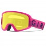 Женская маска для сноуборда и лыж Giro Dylan Bright Pink Horizon Amber Pink/Yellow 17/18