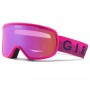 Женская маска для сноуборда и лыж Giro Moxie Bright Pink Horizon Amber Pink/Yellow 17/18