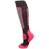 Grand Winter Socks Grey/Pink