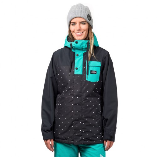 Куртка для сноуборда женская Horsefeathers Womens Loma Jacket Dots