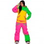 Комбинезон женский для сноуборда и лыж Cool Zone Womens Suit 16/17, лайм/желтый/цикломен
