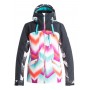 Куртка для сноуборда женская Roxy Wildlife 16/17, pop snow ocean